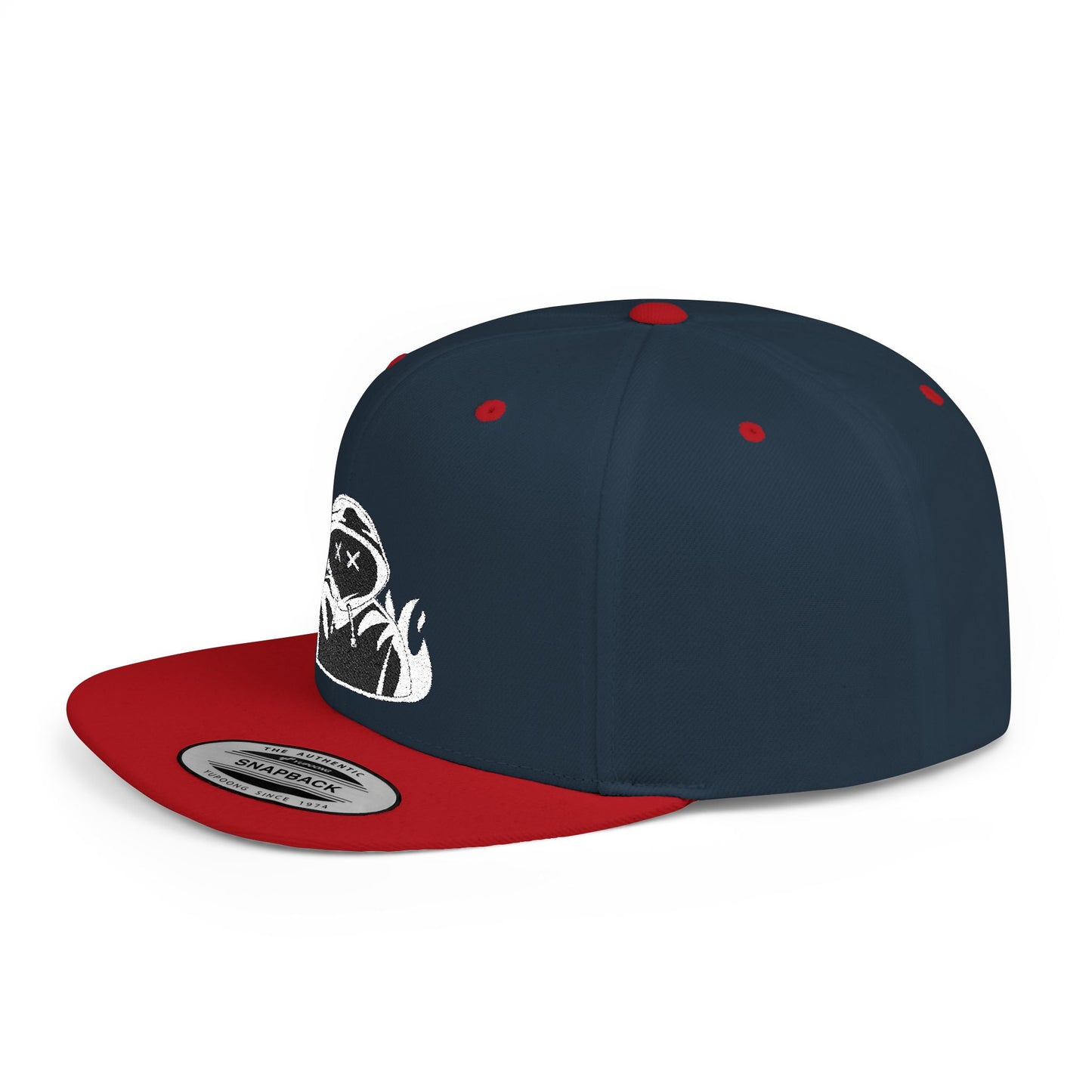 Hustler.co whiteout Snapback flat cap..