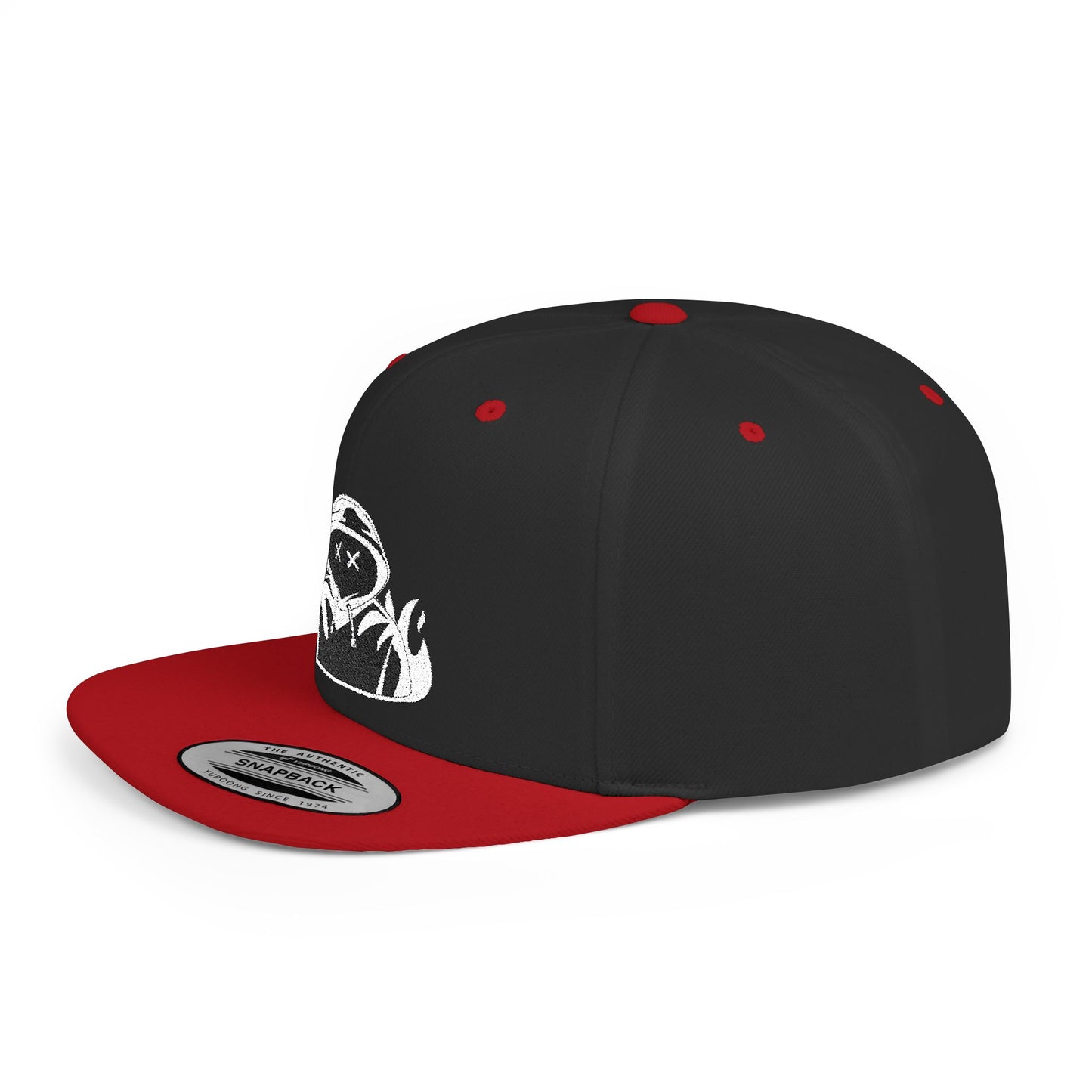 Hustler.co whiteout Snapback flat cap..