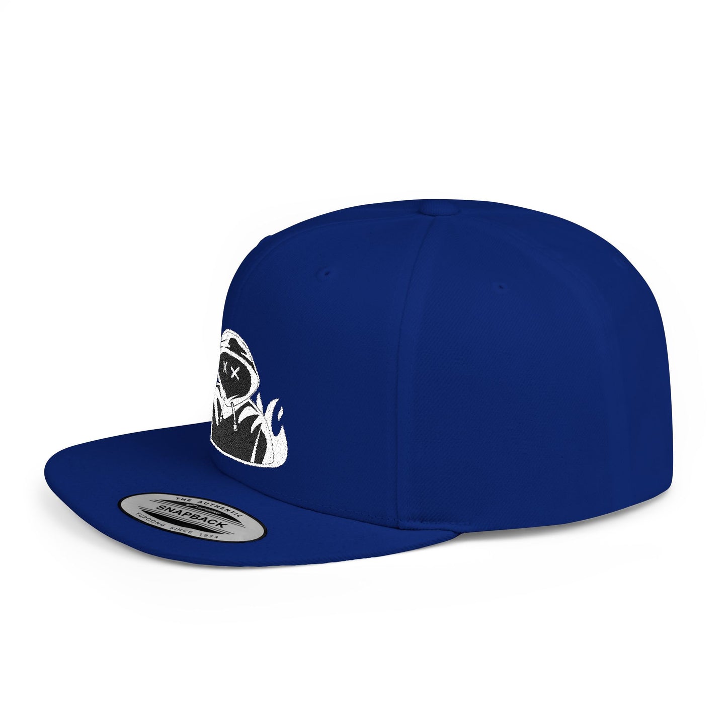 Hustler.co whiteout Snapback flat cap..