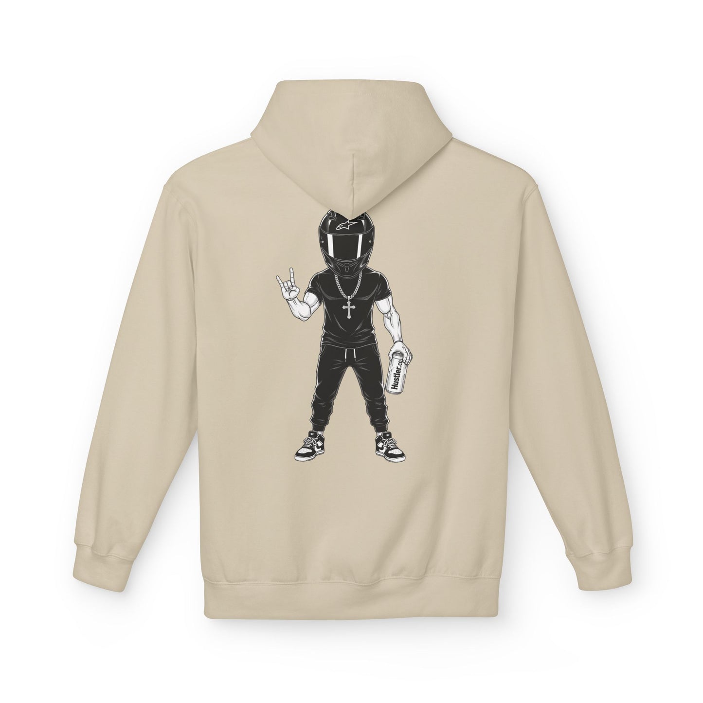 Hustler.co Action figure Hoodie..