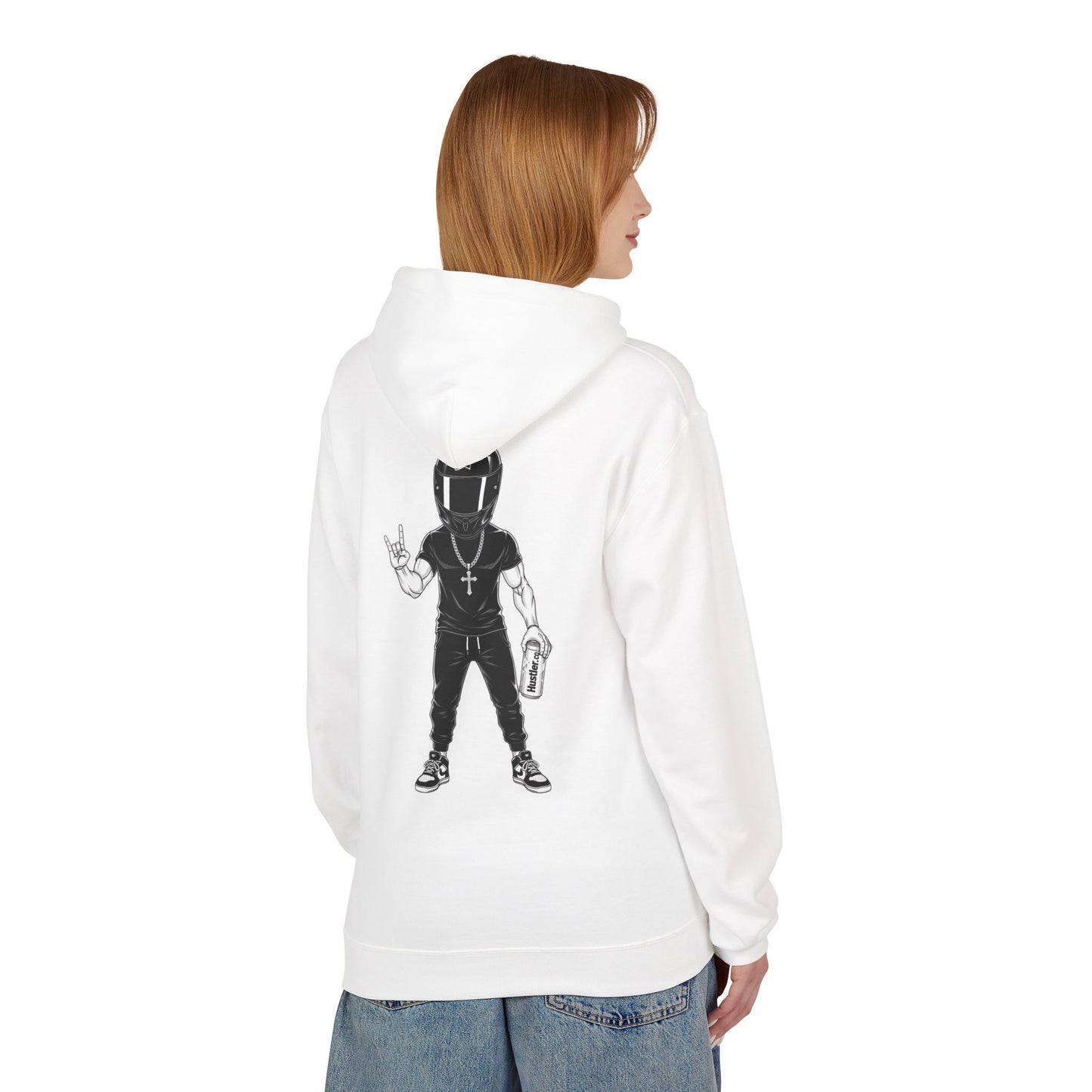 Hustler.co Action figure Hoodie..