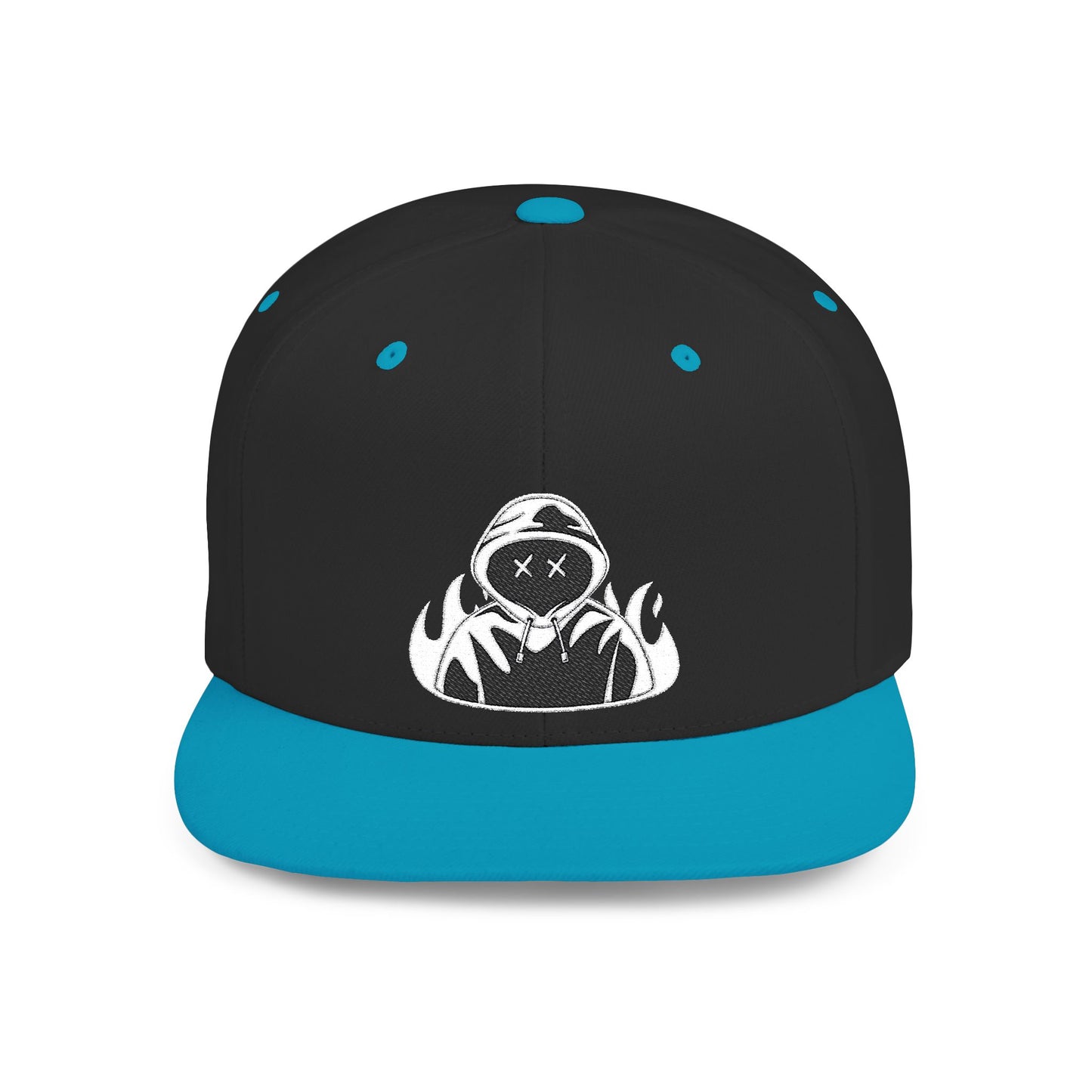 Hustler.co whiteout Snapback flat cap..
