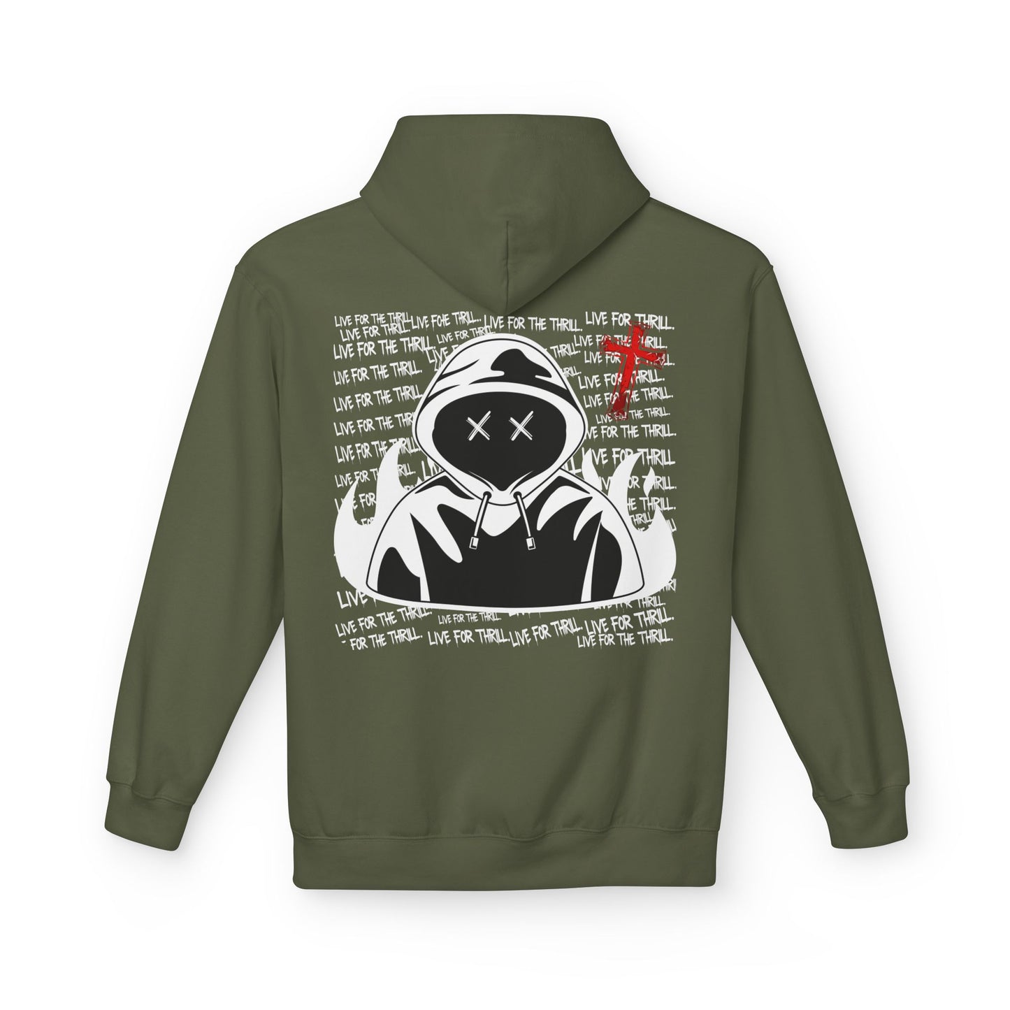 Hustler.co Live for the thrill Hoodie..