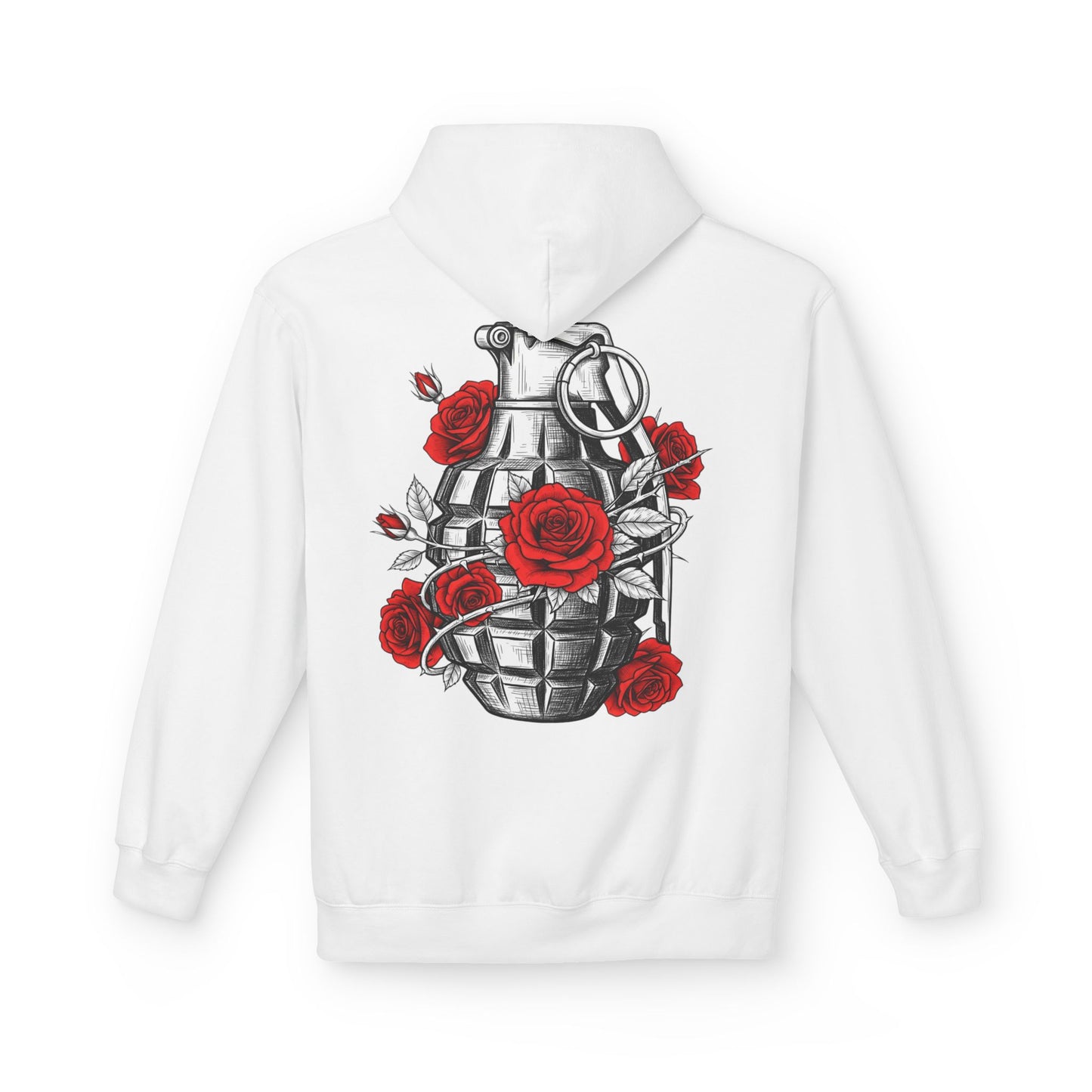 Hustler.co Grenade n Roses Hoodie..