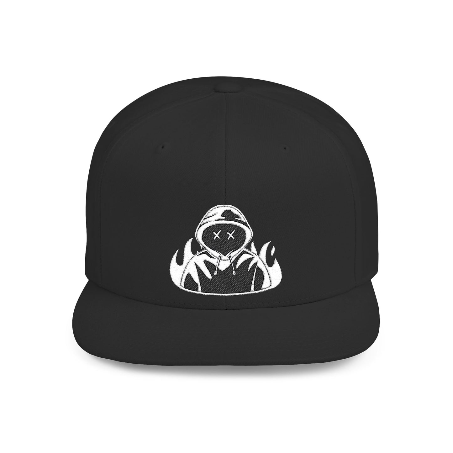 Hustler.co whiteout Snapback flat cap..