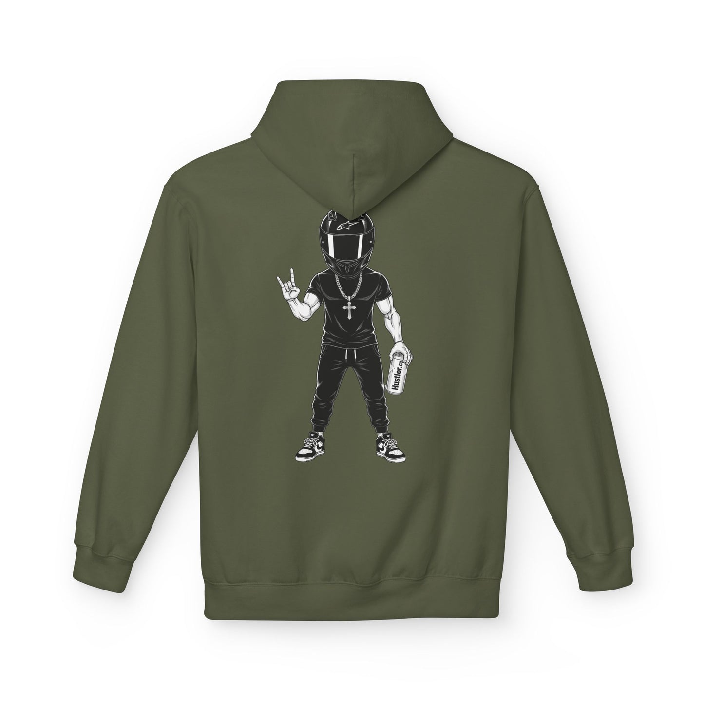 Hustler.co Action figure Hoodie..