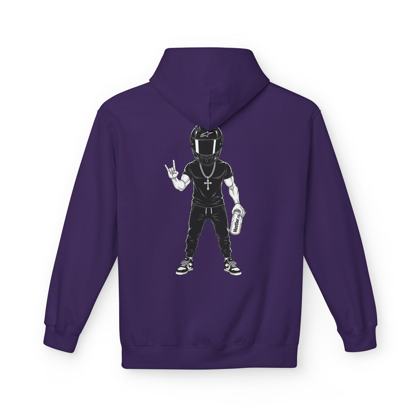 Hustler.co Action figure Hoodie..