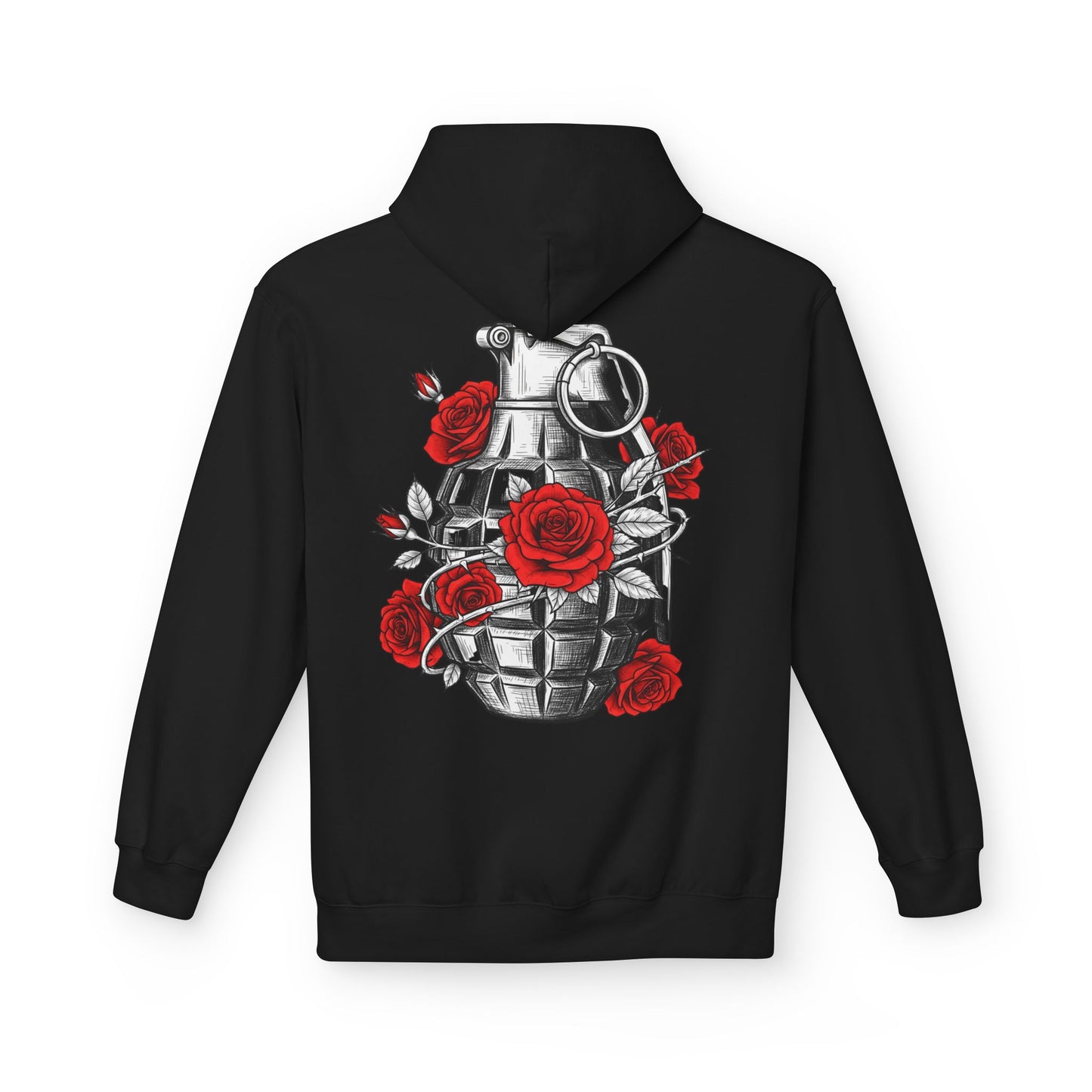 Hustler.co Grenade n Roses Hoodie..