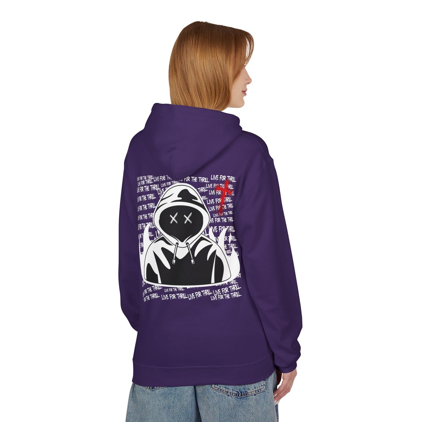 Hustler.co Live for the thrill Hoodie..