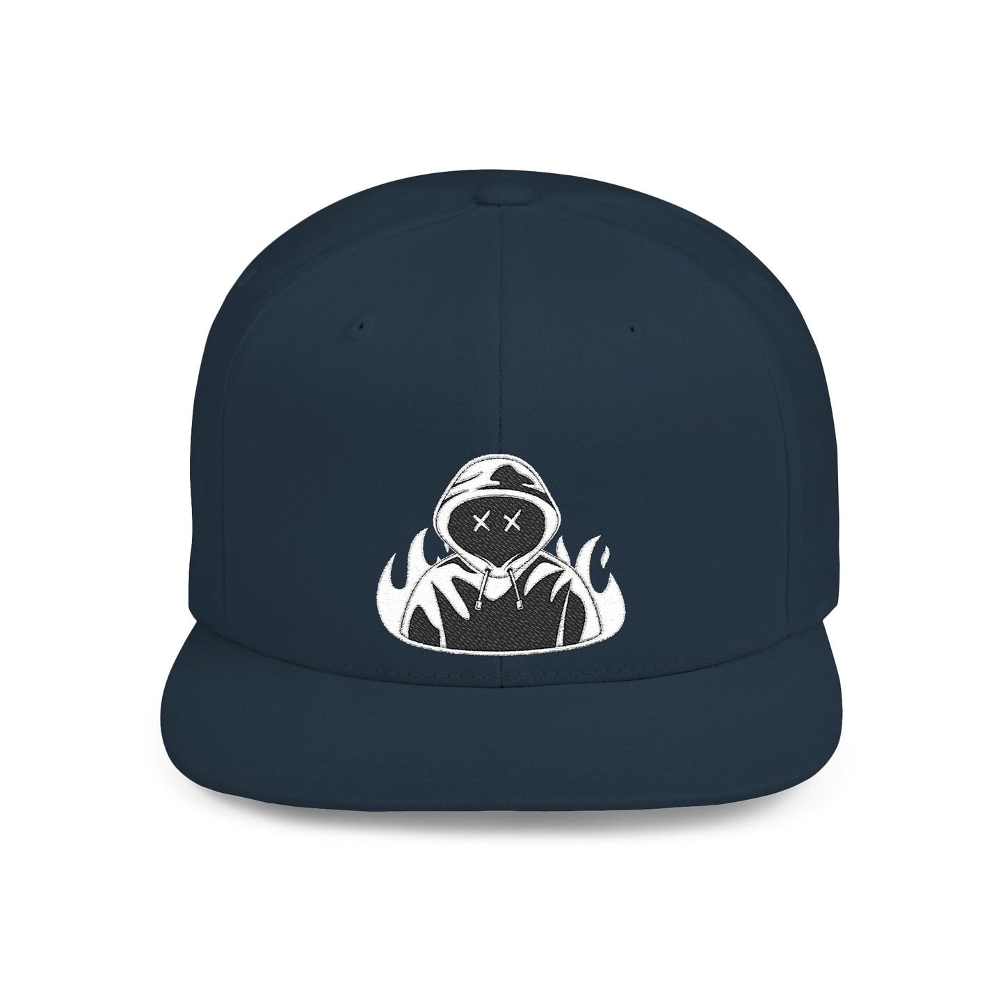 Hustler.co whiteout Snapback flat cap..