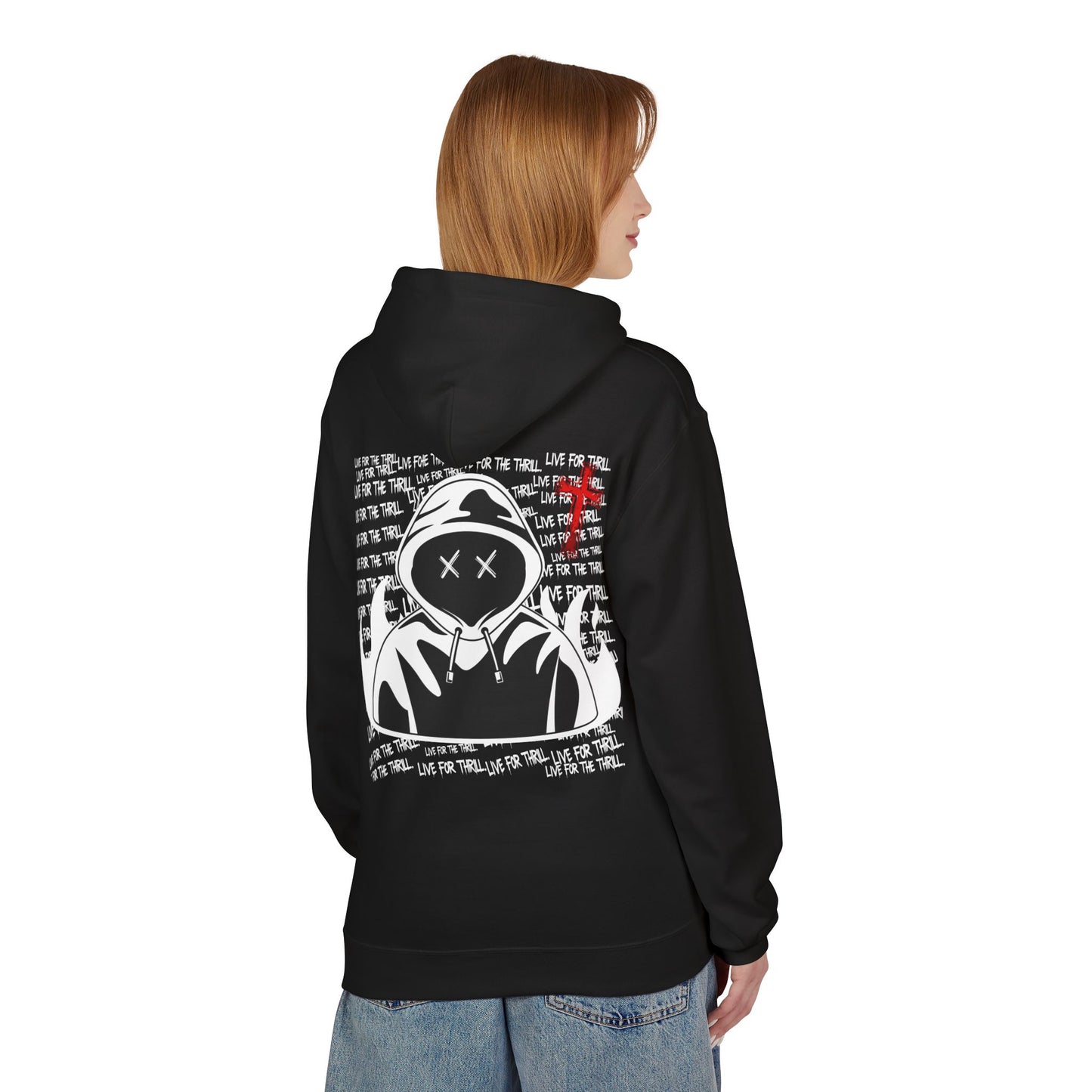 Hustler.co Live for the thrill Hoodie..