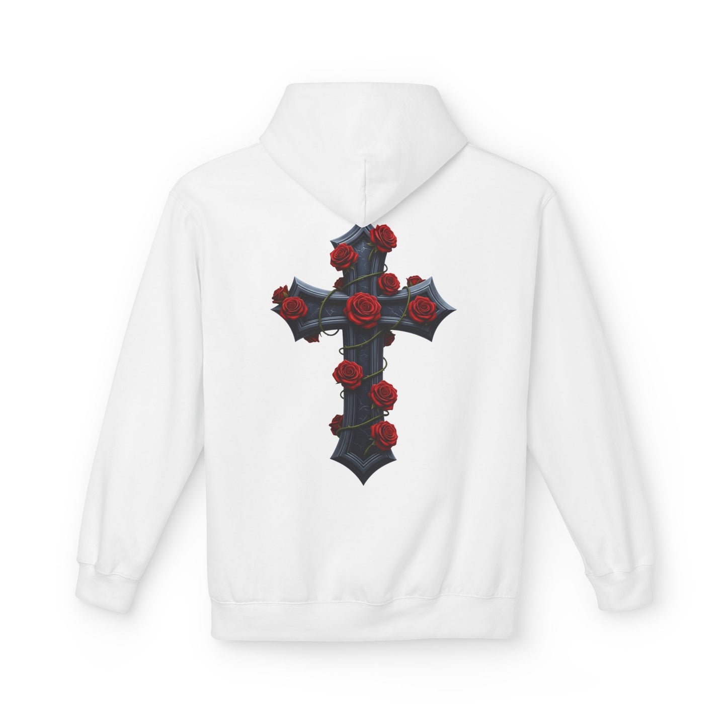 Hustler.co Cross n Roses Hoodie..
