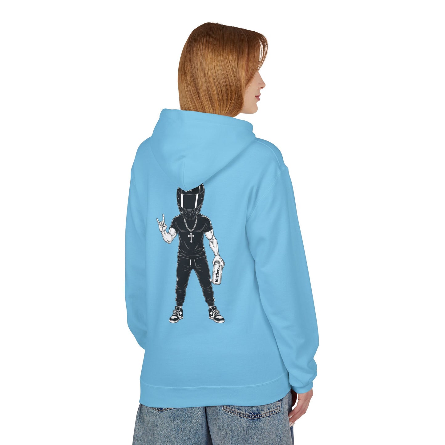 Hustler.co Action figure Hoodie..