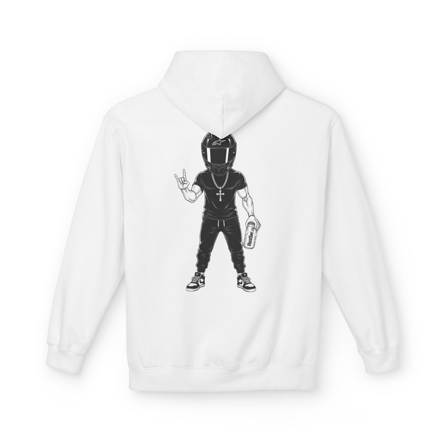 Hustler.co Action figure Hoodie..