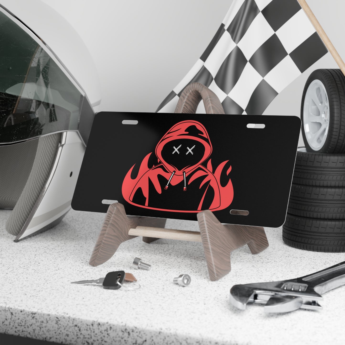Hustler.co Red Plate