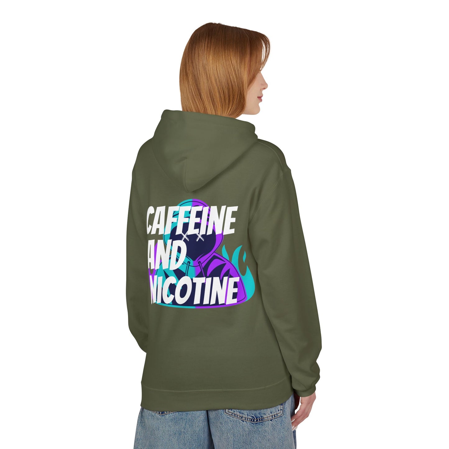Hustler.co Caffeine and Nicotine Hoodie..