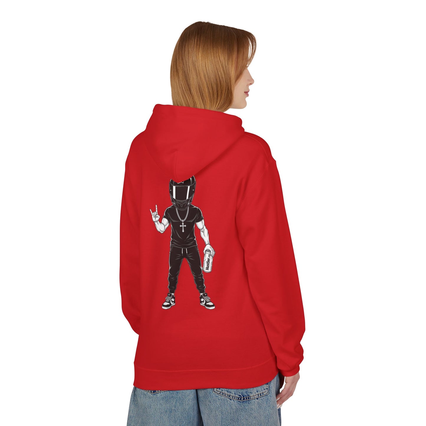 Hustler.co Action figure Hoodie..