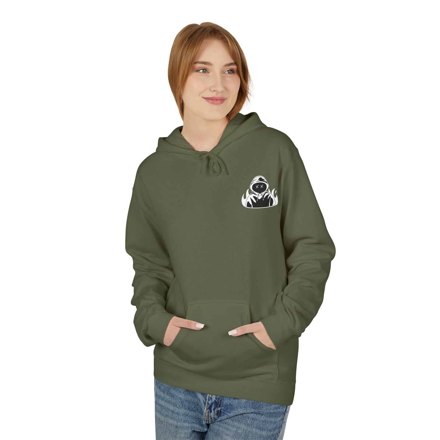 Hustler.co Action figure Hoodie..