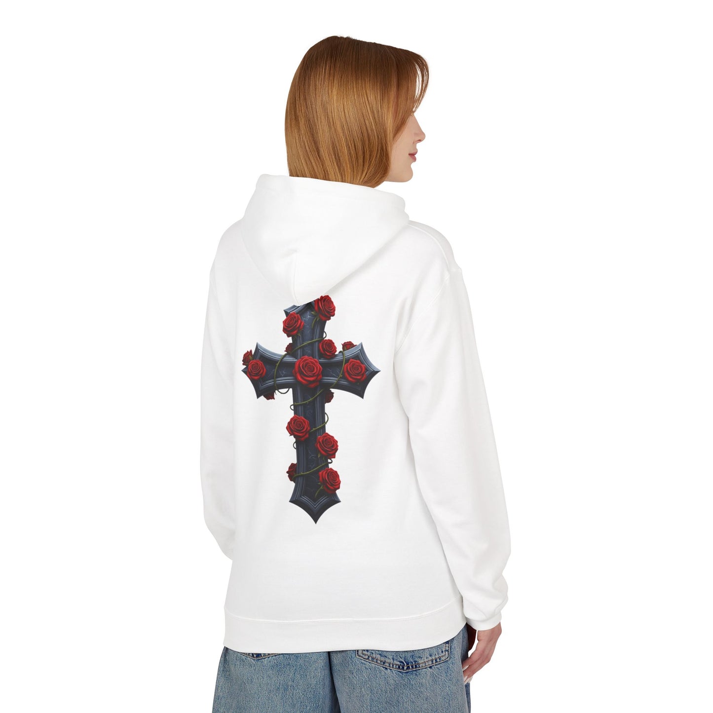 Hustler.co Cross n Roses Hoodie..