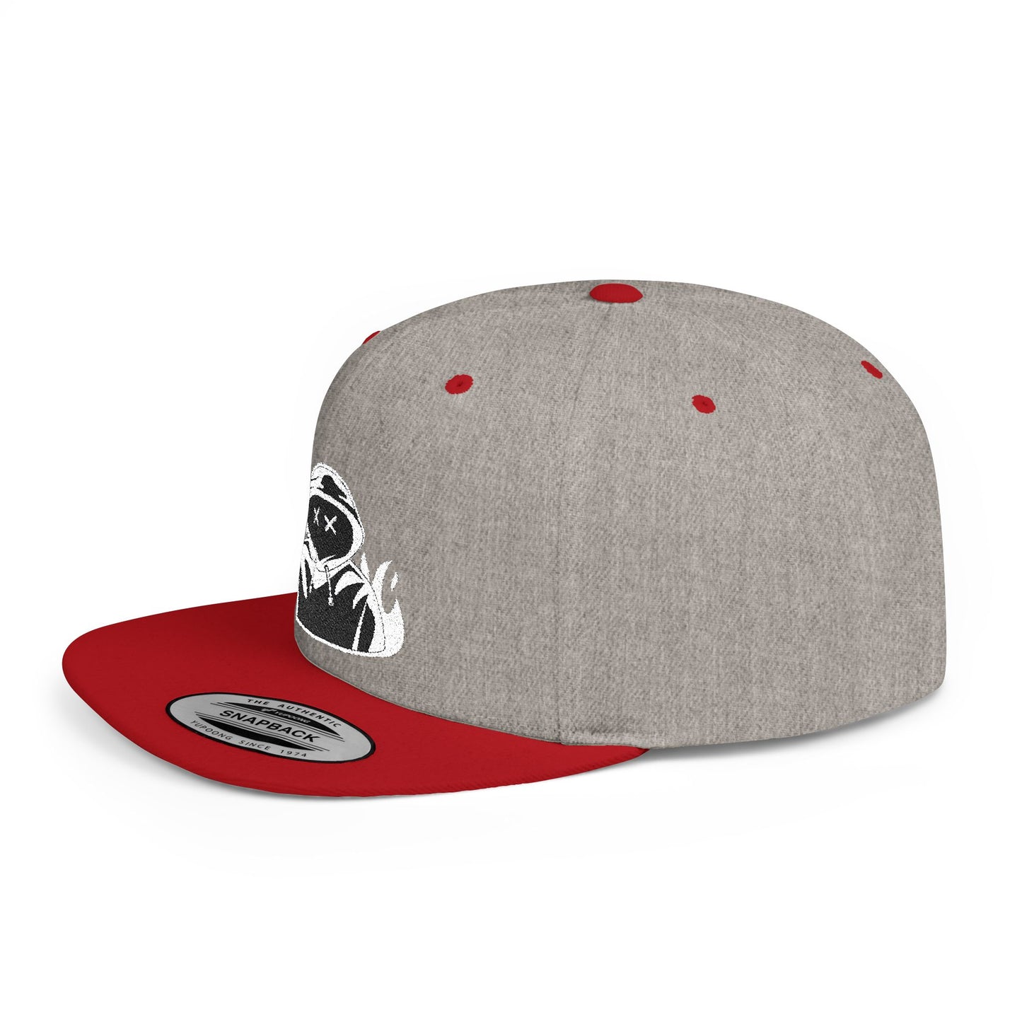Hustler.co whiteout Snapback flat cap..