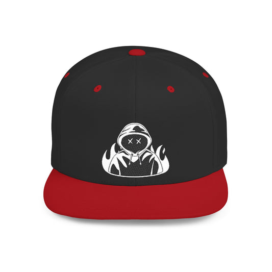 Hustler.co whiteout Snapback flat cap..