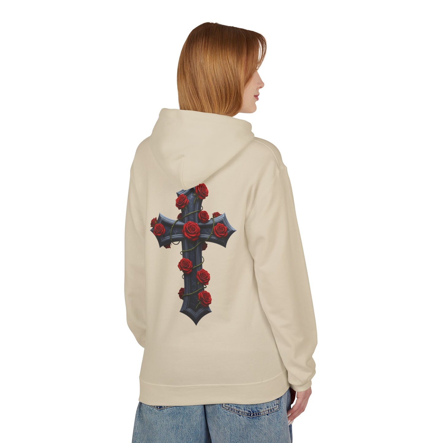 Hustler.co Cross n Roses Hoodie..