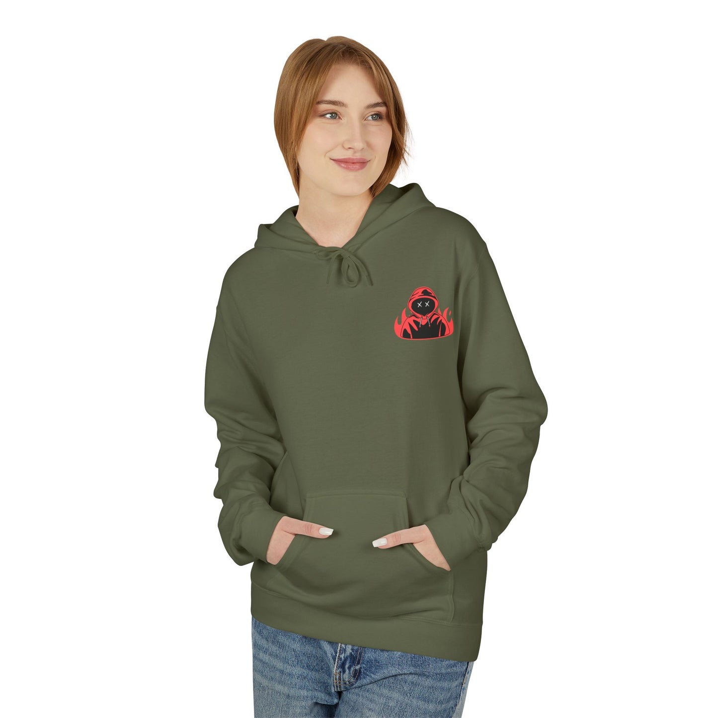 Hustler.co Cross n Roses Hoodie..