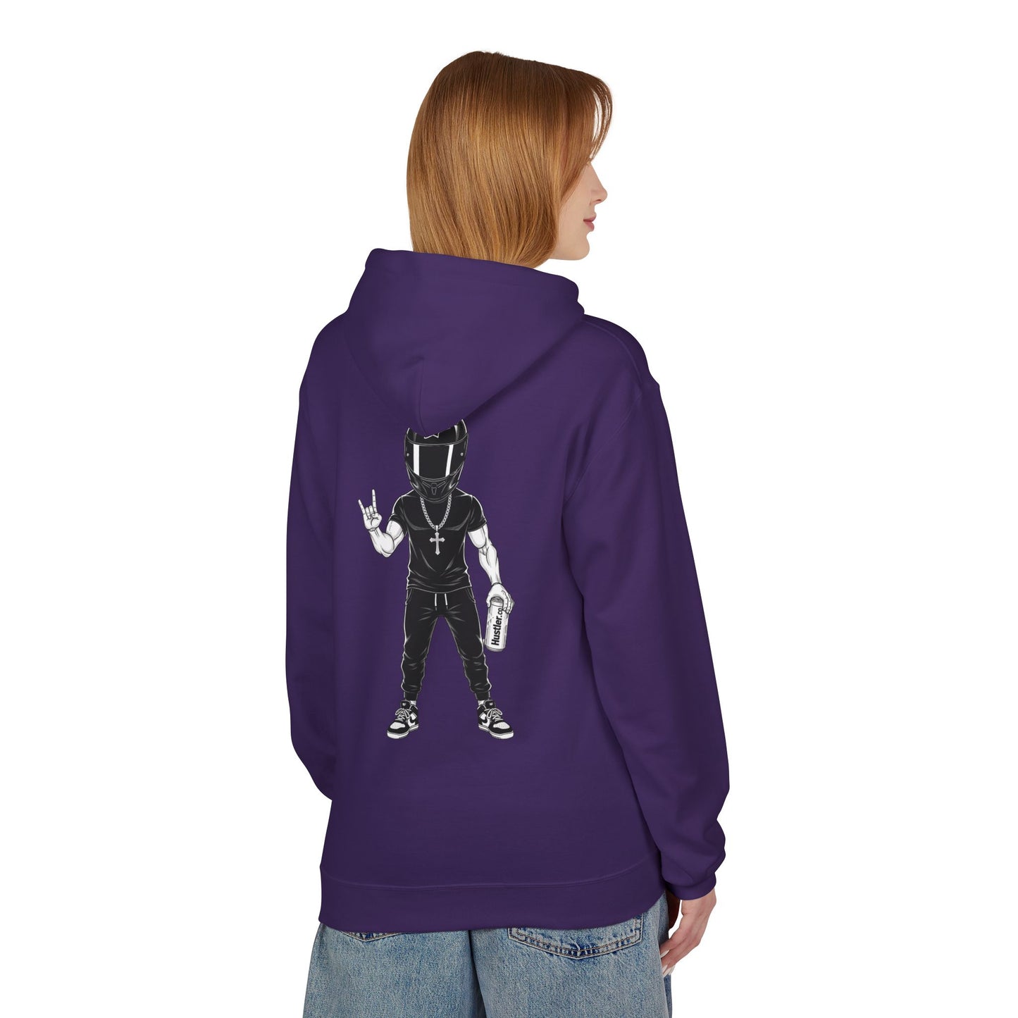 Hustler.co Action figure Hoodie..