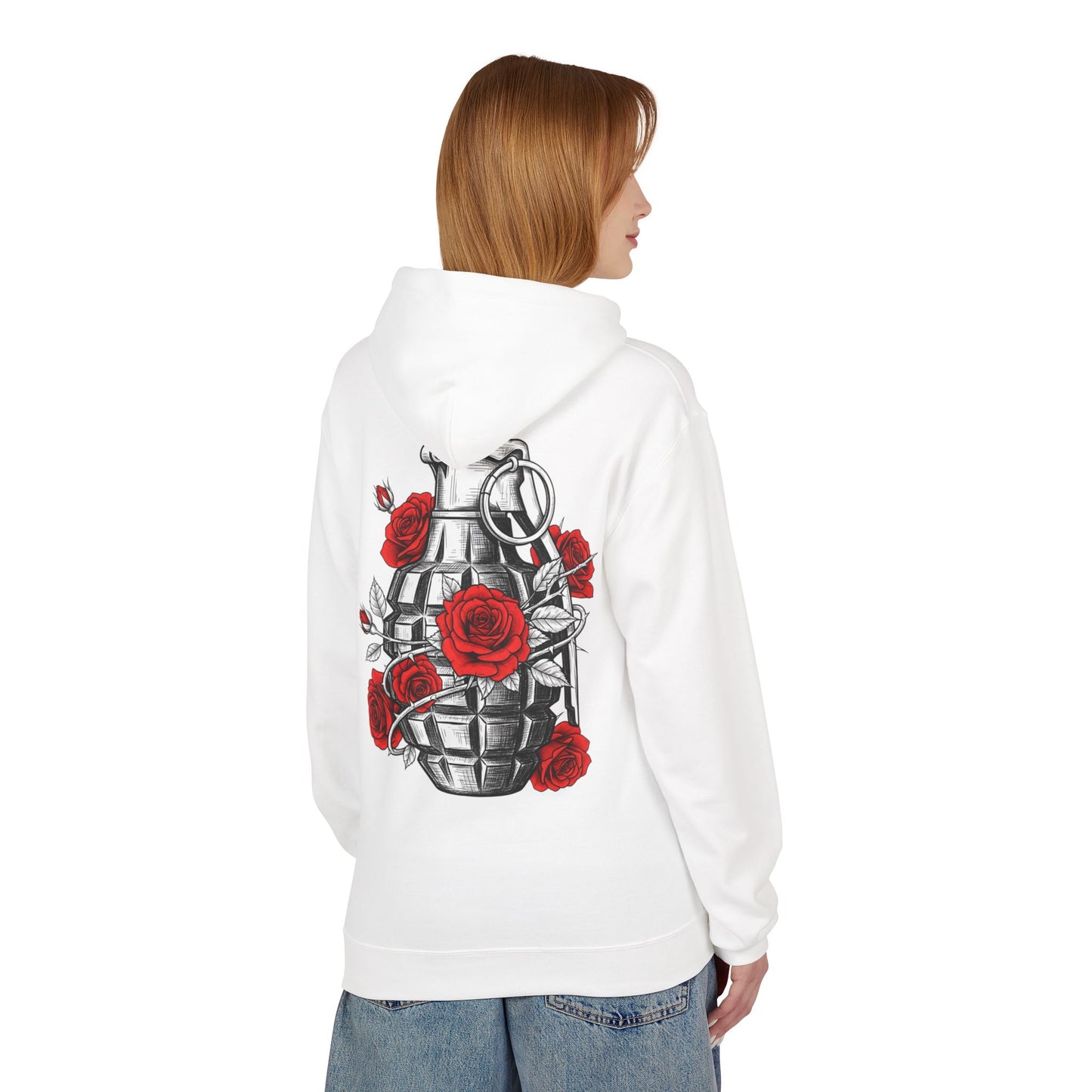 Hustler.co Grenade n Roses Hoodie..