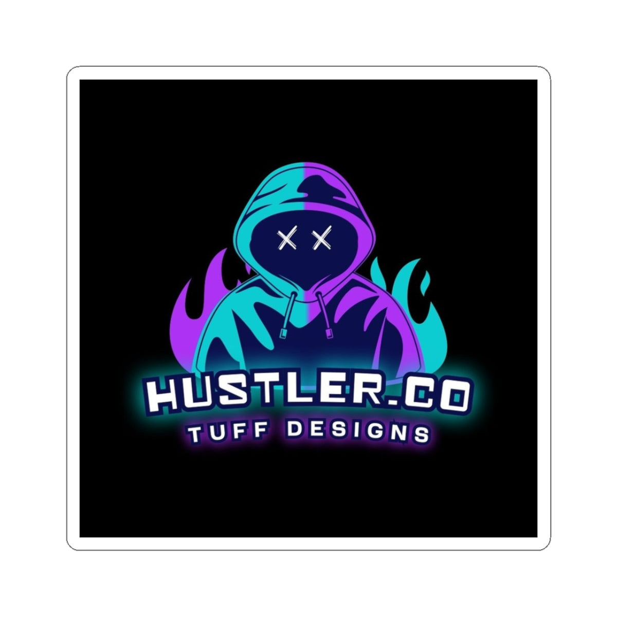 Hustler.co Graphic sticker..